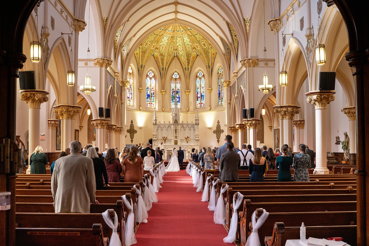 church, catholic, cathedral, aisle, pews, religion, altar, christian, faith, wedding, ceremony, wedding ceremony, couple, marriage, chapel, architecture, church, church, church, church, catholic, catholic, christian, christian, wedding, wedding, wedding, wedding, wedding, wedding ceremony, wedding ceremony, marriage